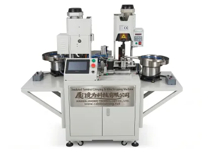 Crimpatrice Automatica Terminali Isolati con Taglio e Spelatura WPM-R8B - Macchina crimpatrice automatica