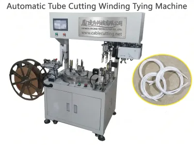 Macchina Automatica Taglio Avvolgi Lega Tubi WPM-02L
