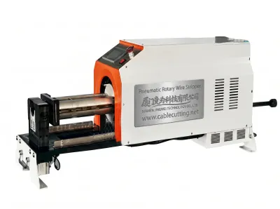 Pelatrice Pneumatica Rotativa per Cavi fino a 50mm WPM-X600 - Macchina spazzolatrice semiautomatica