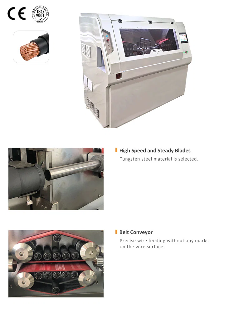 cavo Cavo Spelatura e Taglio Macchina, filo spelafili, cavo taglio e macchina della striscia