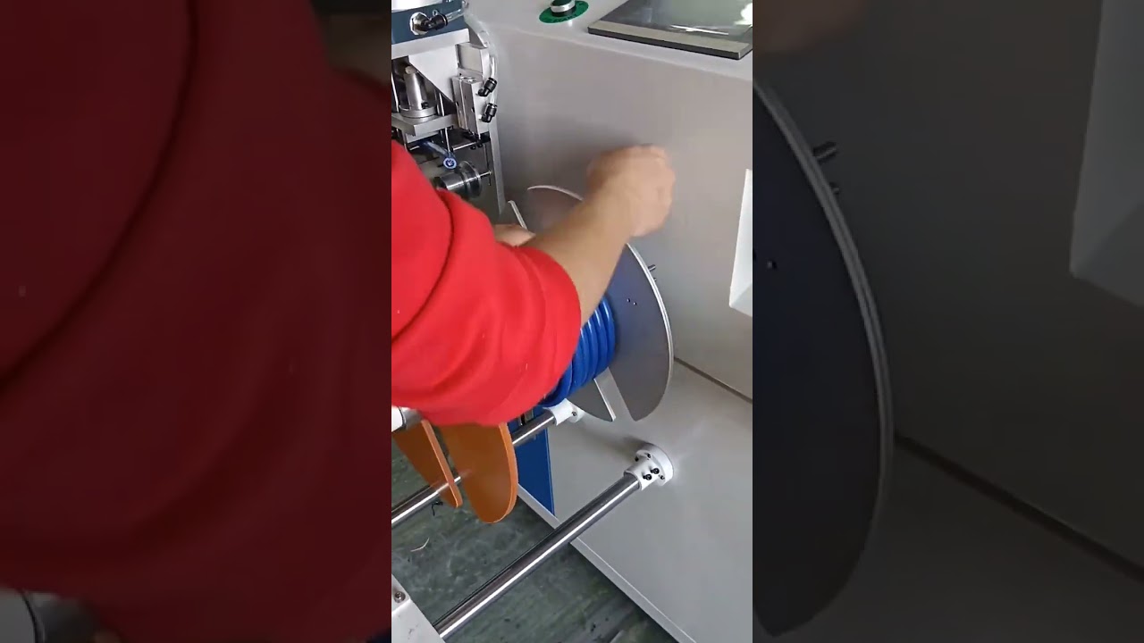 Macchina automatica per conteggio metri, taglio, avvolgimento e legatura cavi (diametro 1-16 mm)