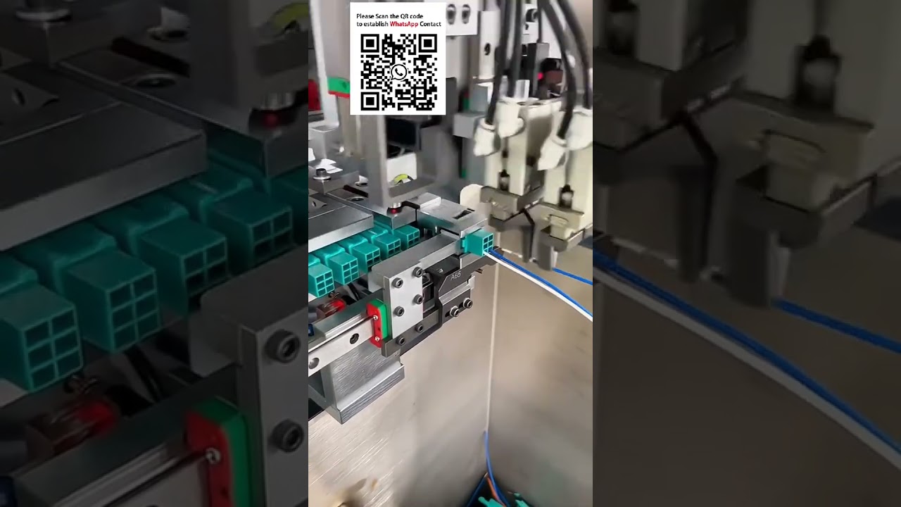 Macchina Crimpatrice Automatica per Terminali con Inserimento Alloggiamenti #AutomazioneIndustrialeIntelligente