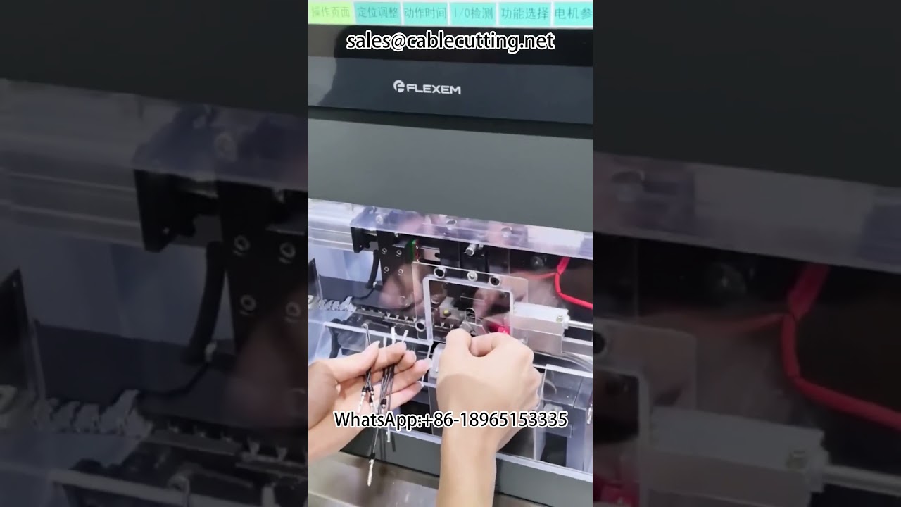 Macchina per infilaggio terminali stagni a spina #lavorazione cavi automotive cablaggi