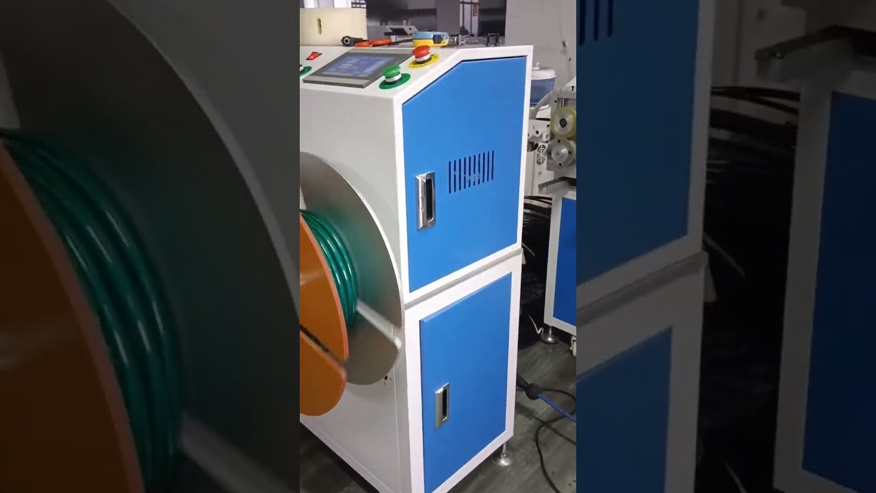 Macchina automatica per conteggio metri, avvolgimento tubi e taglio – Diametro 1mm-16m