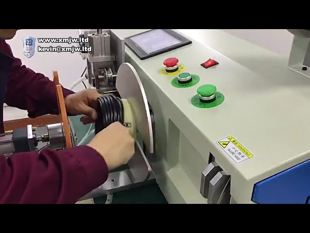 Macchina automatica per fascette nylon, legatura fili e avvolgimento bobine – Automazione industriale