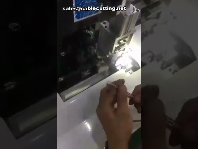 Macchina spellacavi e crimpatrice automatica | Crimpatrice fili e pressa terminali