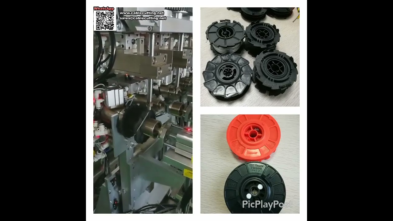 Macchina Avvolgitrice Automatica a 6 Assi per Bobine di Filo Legante da Cantiere