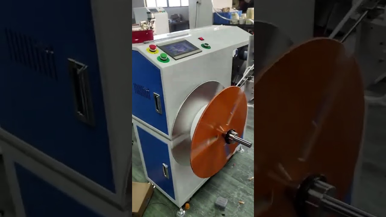 Macchina Avvolgitrice e Controllo per Tubi PE per Acqua Pura – Ideale per Tubi Duri e Morbidi #fabbrica #macchina