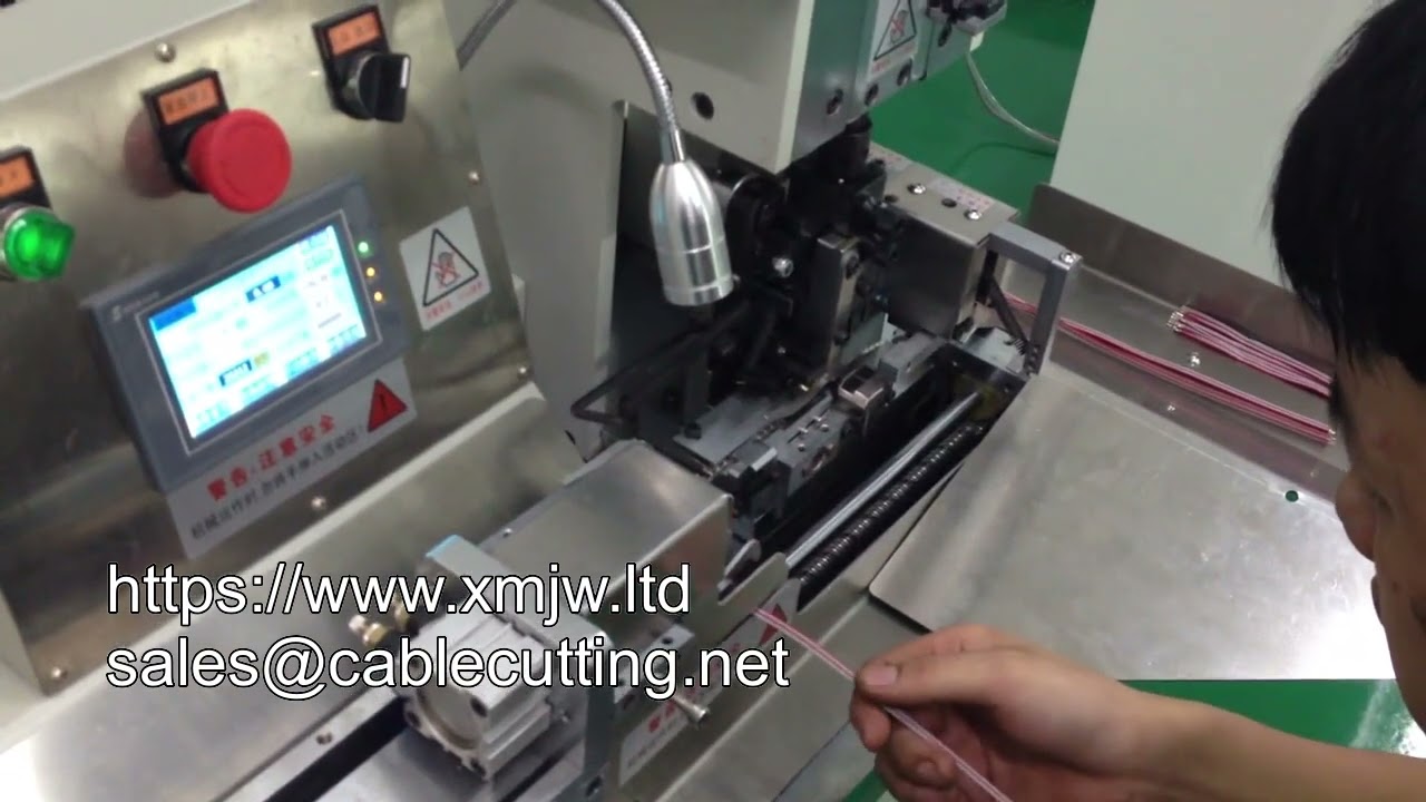 Macchina crimpatrice per cavi piatti WPM-P-X: Crimpatura precisa di pin su cavi a nastro per automazione industriale