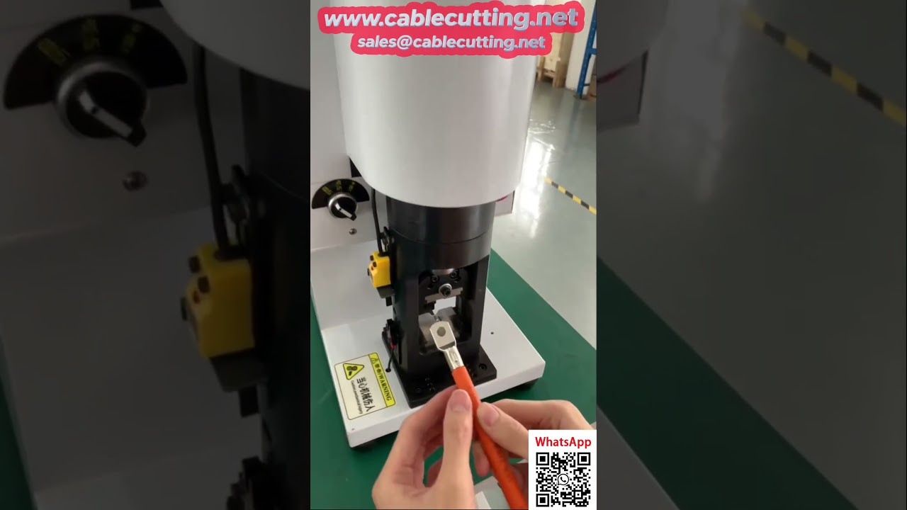 Crimpatrice Idraulica Semiautomatica per Capicorda 1-200 mm² | Macchina Professionale
