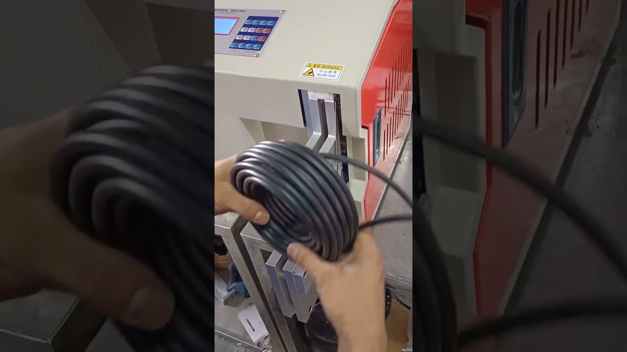 Macchina Automatica da Banco per Conteggio, Smistamento, Taglio e Avvolgimento Filo Ø 1-8 mm #fabbrica