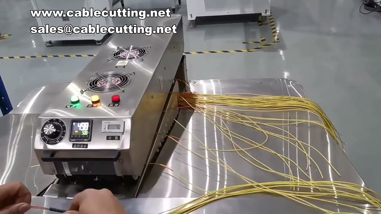 Macchina termorestringente a risparmio energetico per cavi e fili elettrici