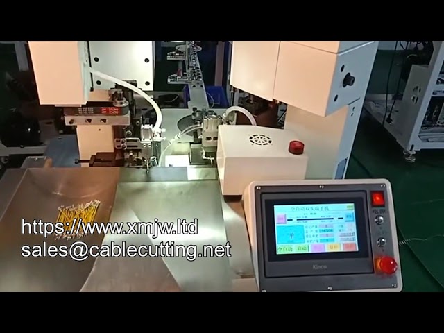 Crimpatrice Automatica per Terminali su Entrambe le Estremità del Cavo