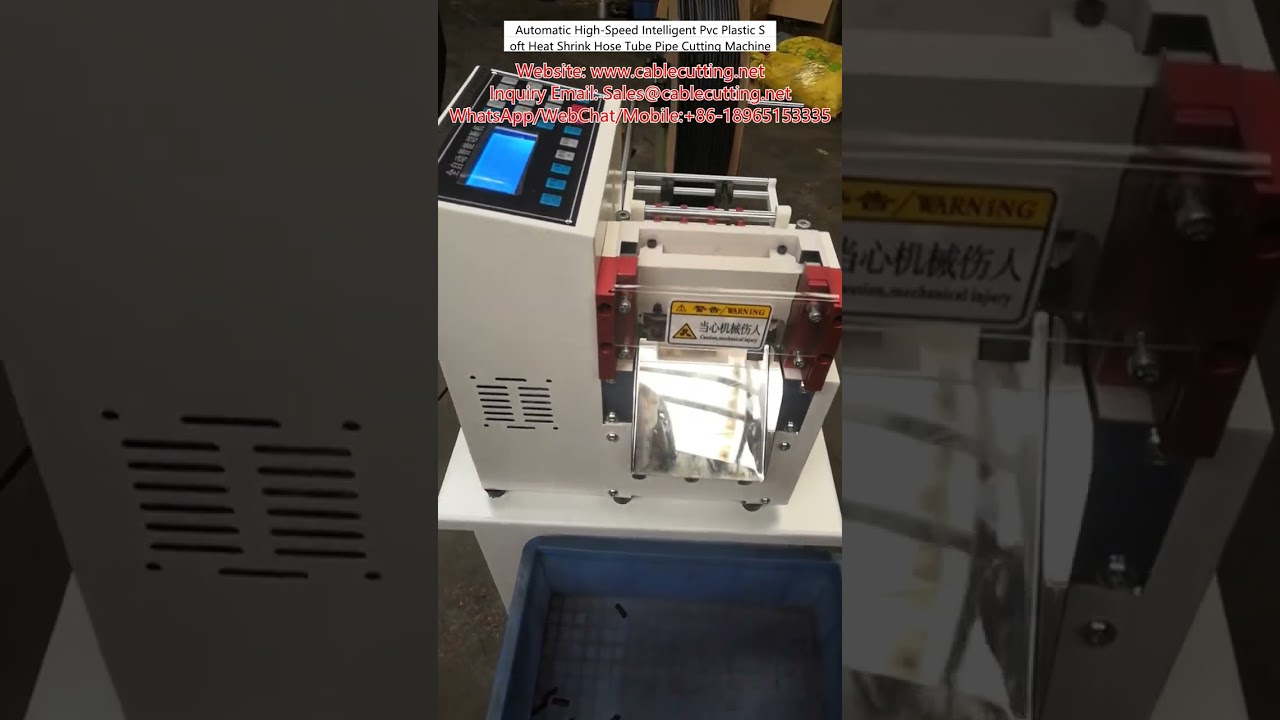 Macchina Automatica Intelligente ad Alta Velocità per Taglio di Tubi in PVC e Guaine Termoretraibili