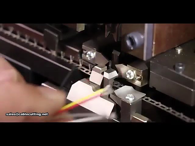 Macchina automatica per taglio e crimpatura cavi | Spelatura e crimpatura terminali