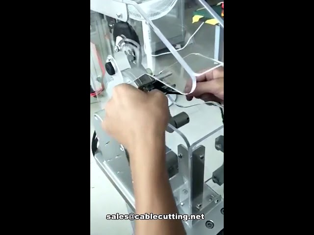 Macchina per nastratura continua di fasci cavi sottili: avvolgimento automatico con nastro
