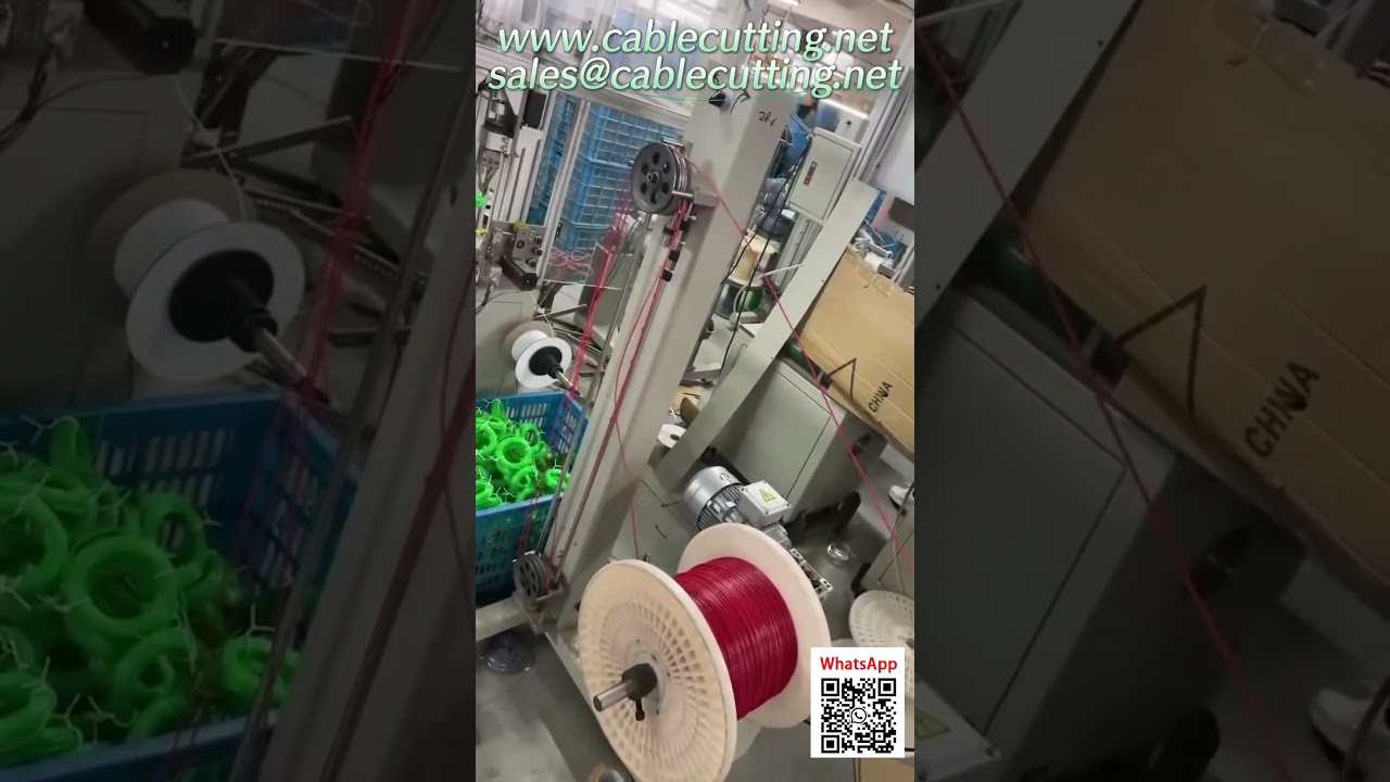 Dentro la nostra fabbrica: macchine per avvolgimento e confezionamento di filo da trimmer in azione