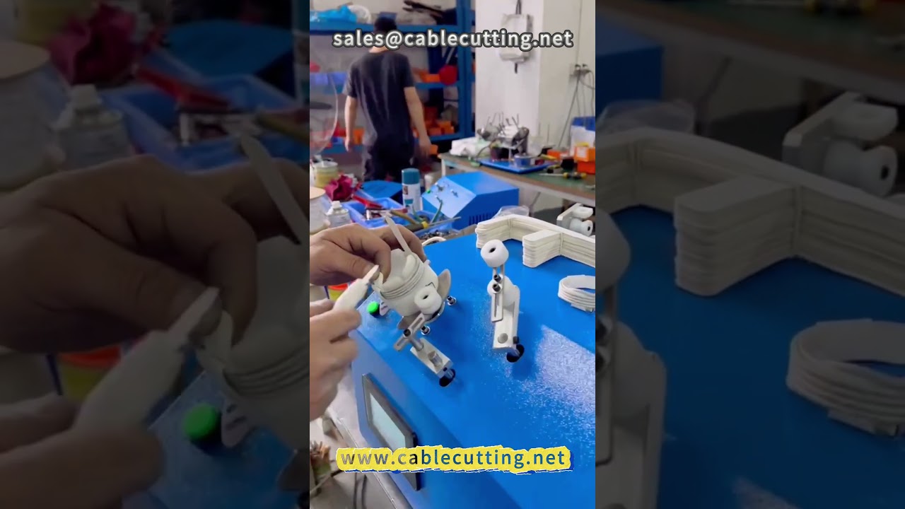 Macchina avvolgitrice per cavi dati a 14 stazioni | Avvolgimento automatico e lavorazione cablaggi