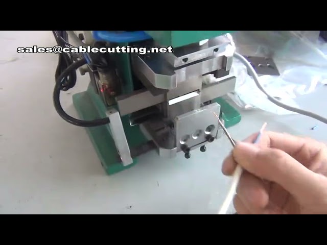 Macchina Spelafili e Attorcigliatrice per Cavi in Rame - Spelacavi Semiautomatico Professionale
