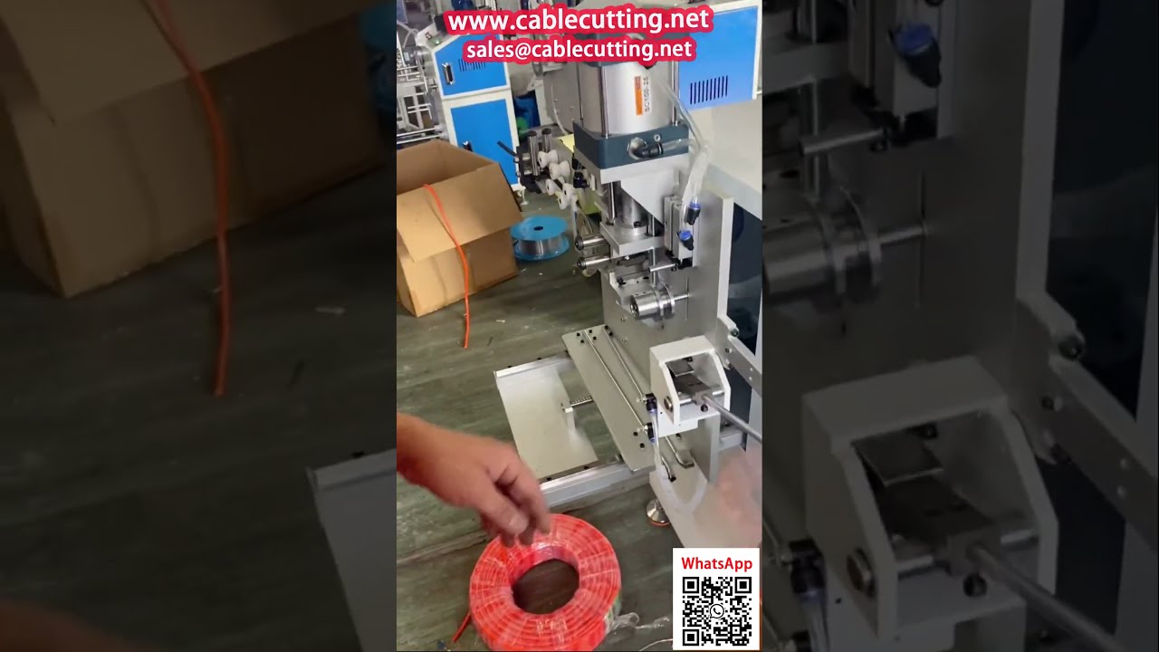 Avvolgitrice automatica per cavo RVV con guaina: massima efficienza produttiva