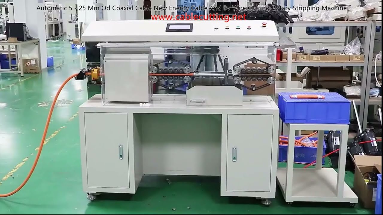 Spelatrice Rotativa Automatica per Cavi Coassiali, Nuova Energia e Fili BV Ø 5-25 mm