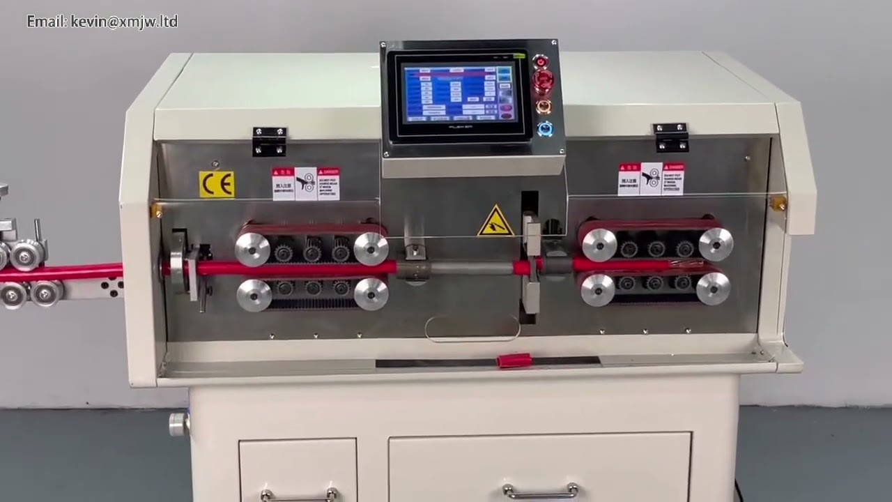 Macchina Automatica per Taglio e Spellatura Cavi SWT508 MAX3 – 150mm, Servomotore Full, Touch Screen