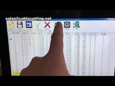 Macchina Intelligente per Taglio Cavi | Taglio di Lunghezze Diverse per Cavi Multipli - Impostazione Smart