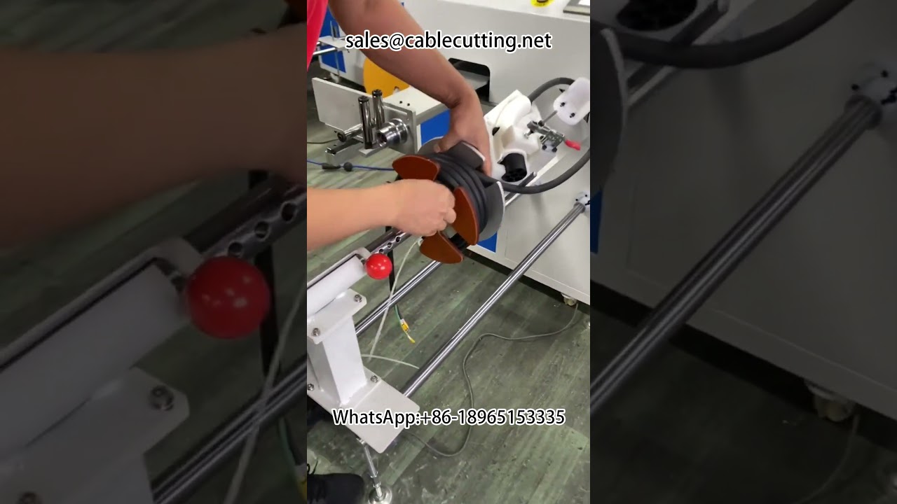 Nuova avvolgitrice per cavi di ricarica per veicoli elettrici | Macchina per cablaggi #avvolgitrice #cavi #automazione