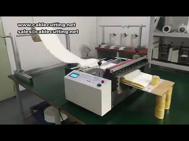 Macchina taglierina per rotoli di schiuma | Taglio automatico e preciso