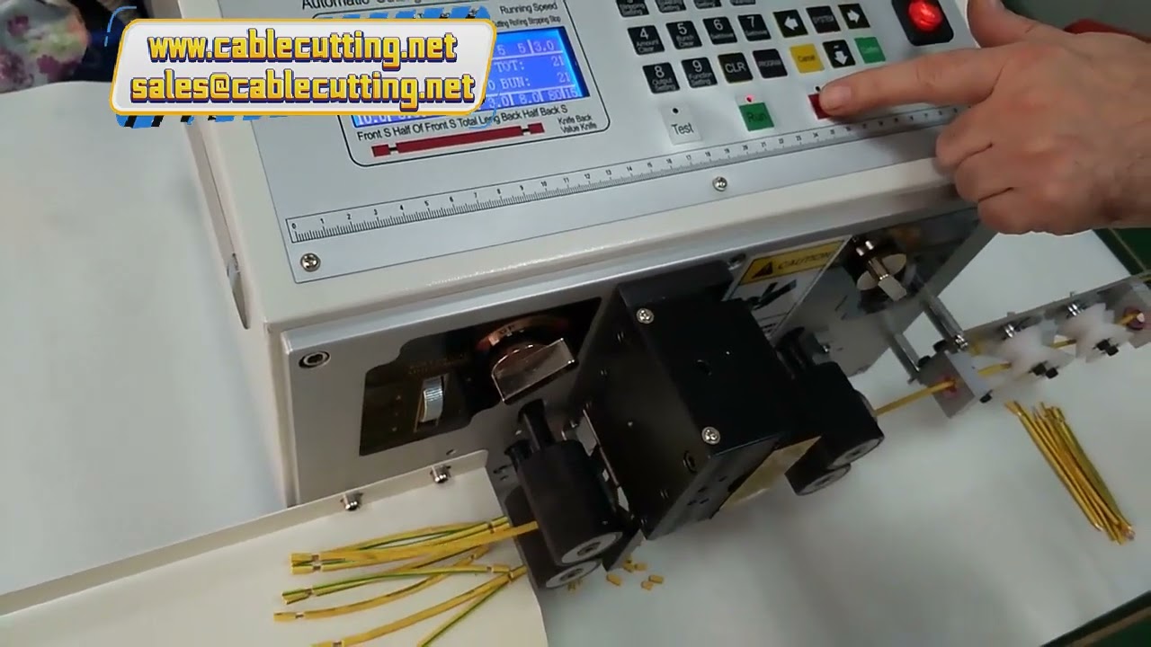 Wire Cut and Stripping Machine 2 Wire Cable Crimping and Peeling from 0 5 to 4mm2 with Tungsten Carb