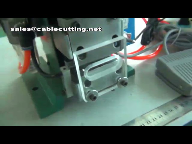 Macchina spelafili verticale semiautomatica | Spelacavi elettrico verticale