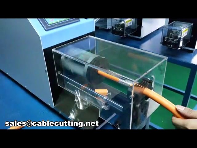 Spellatrice semiautomatica per cavi coassiali WPM-25200 – Massima precisione
