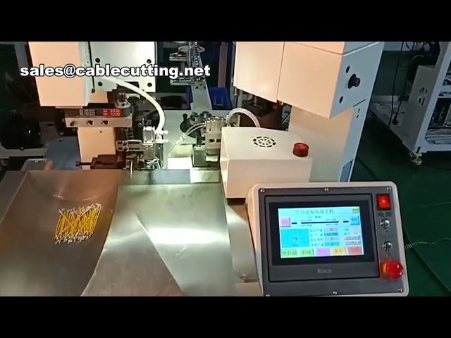 Macchina Crimpatrice Automatica per Terminali su Entrambe le Estremità