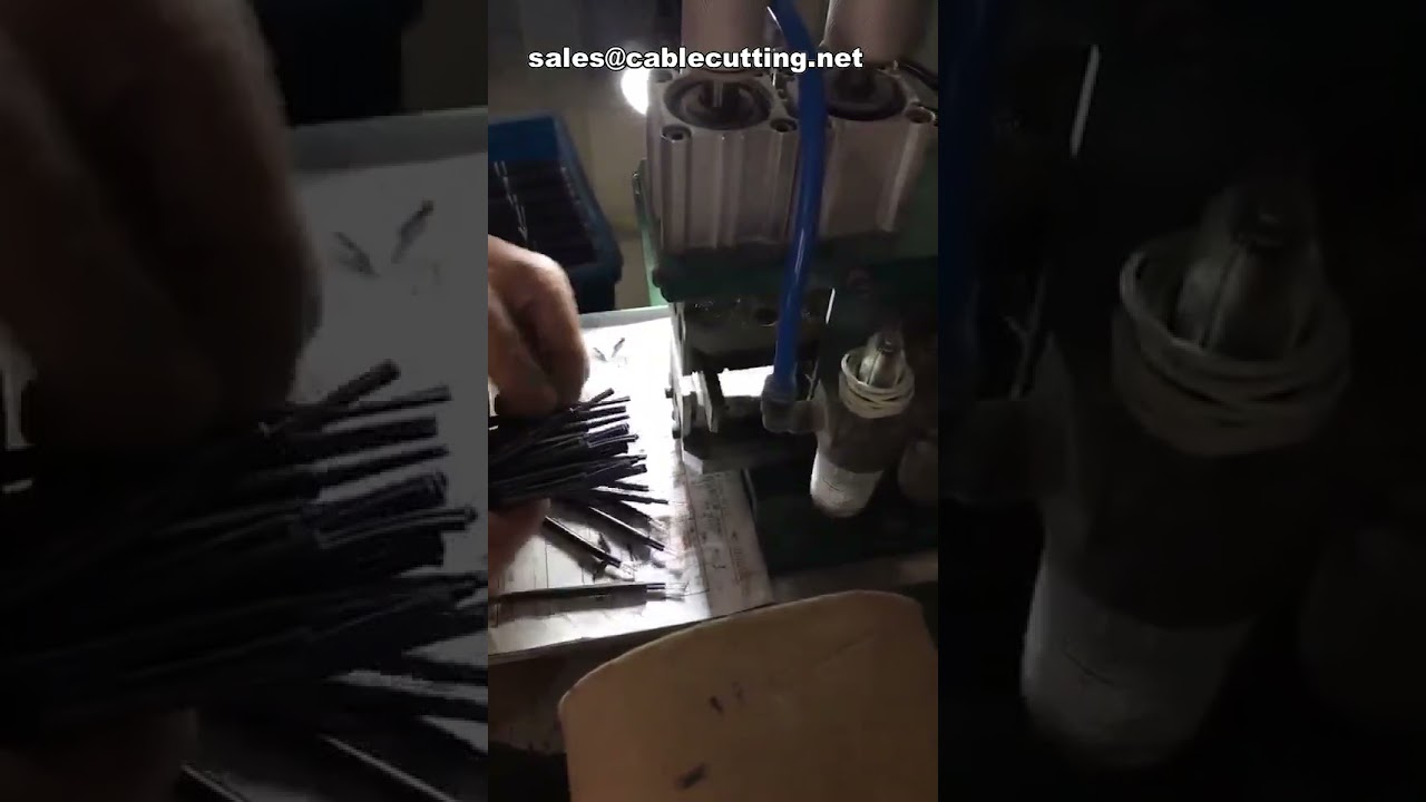 Macchina Elettropneumatica Verticale per Spelatura e Attorcigliatura Fili - YH-3-FN