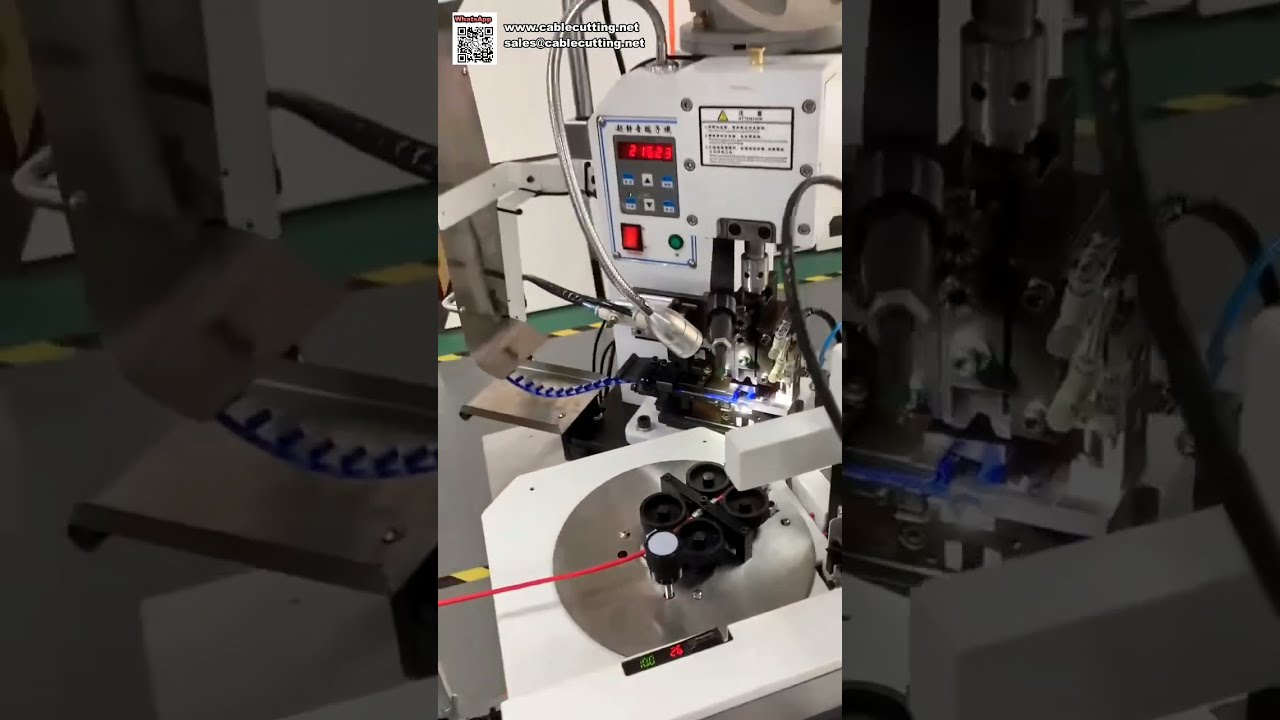 Macchina crimpatrice automatica a testa singola per terminali isolati – Lavorazione fasci di cavi