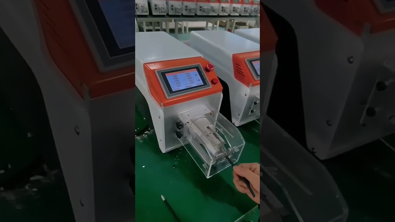 Macchina Spellacavi Coassiale Automatica | Pelatura Guaina Esterna di Precisione