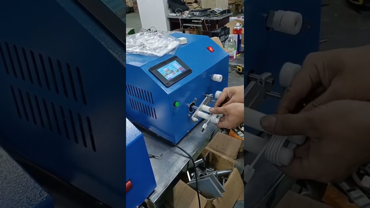 Macchina Avvolgitrice per Cavi Dati | Automazione per Fabbrica e Auto #macchina #cavi #strippatura #fabbrica #automobile #diy