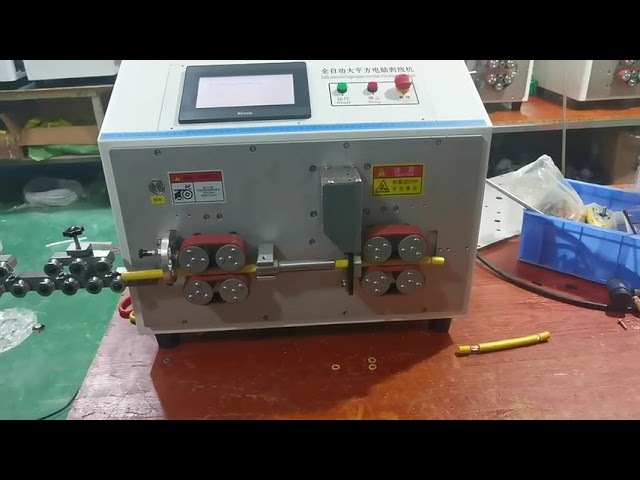 Macchina Spellafili Automatica | Taglio e Spelatura Cavi di Potenza fino a 35mm²