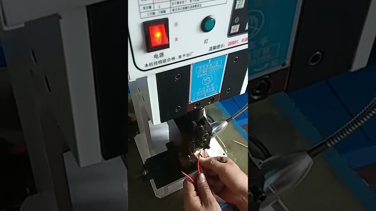 Pressa per terminali semiautomatica silenziosa 1.5T | Macchina crimpatura fili con stampo OTP personalizzabile