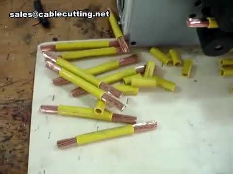 Macchina spellacavi e tagliafili per cavi 70mm² – Produttività industriale