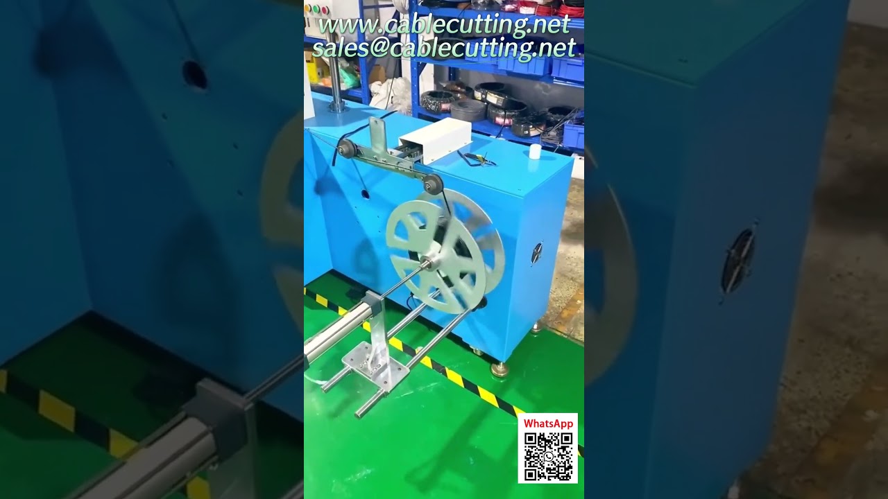 Avvolgitore a pavimento 30kg facile da usare con contametri e taglio automatico