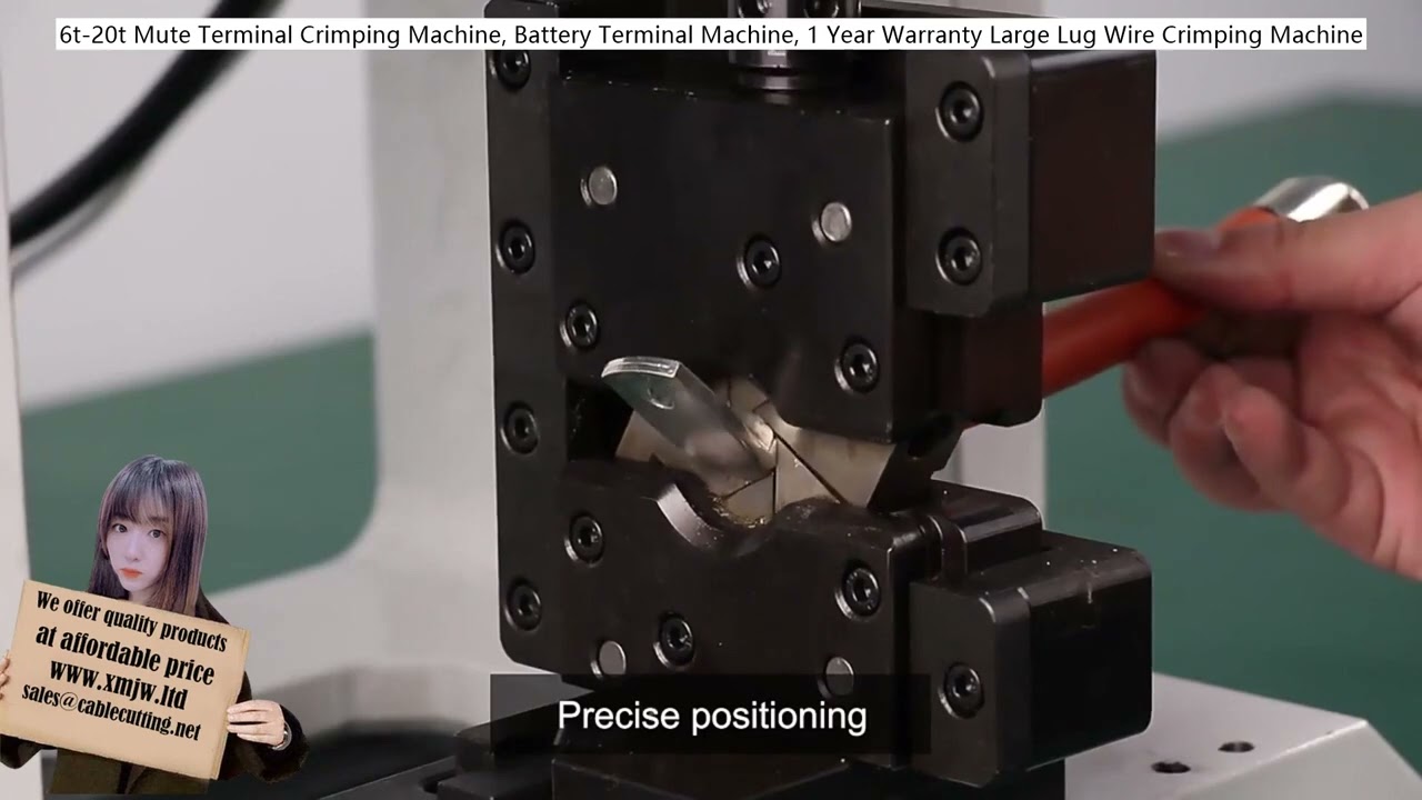 Macchina crimpatrice terminali silenziosa 6t-20t – Per batterie e cavi di grandi dimensioni con garanzia 1 anno