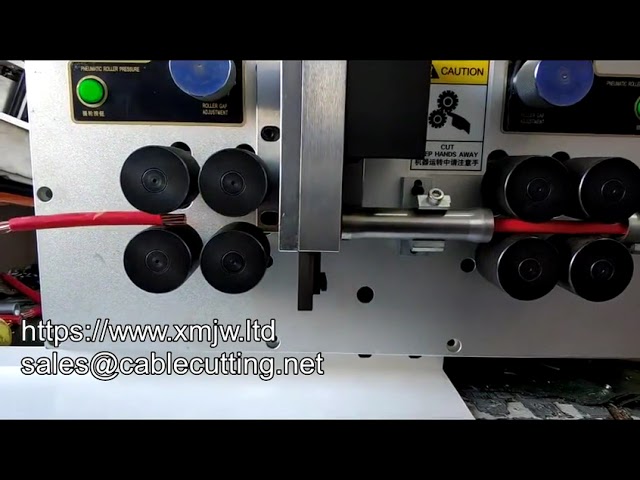 Macchina Automatica Tagliafili e Spellafili WPM 105 – Attrezzatura Compatta per Cavi di Rame
