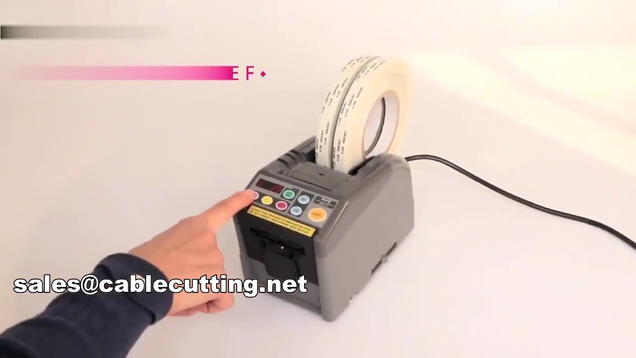 Dispenser e taglierina automatica per nastri adesivi e non adesivi ZCUT-9 | Macchina per imballaggio