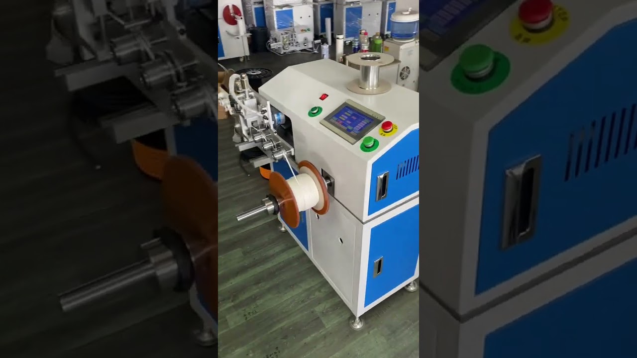 Dosatura precisa e avvolgimento ordinato del filo elettrico su bobine | Macchina industriale #fabrica #macchina