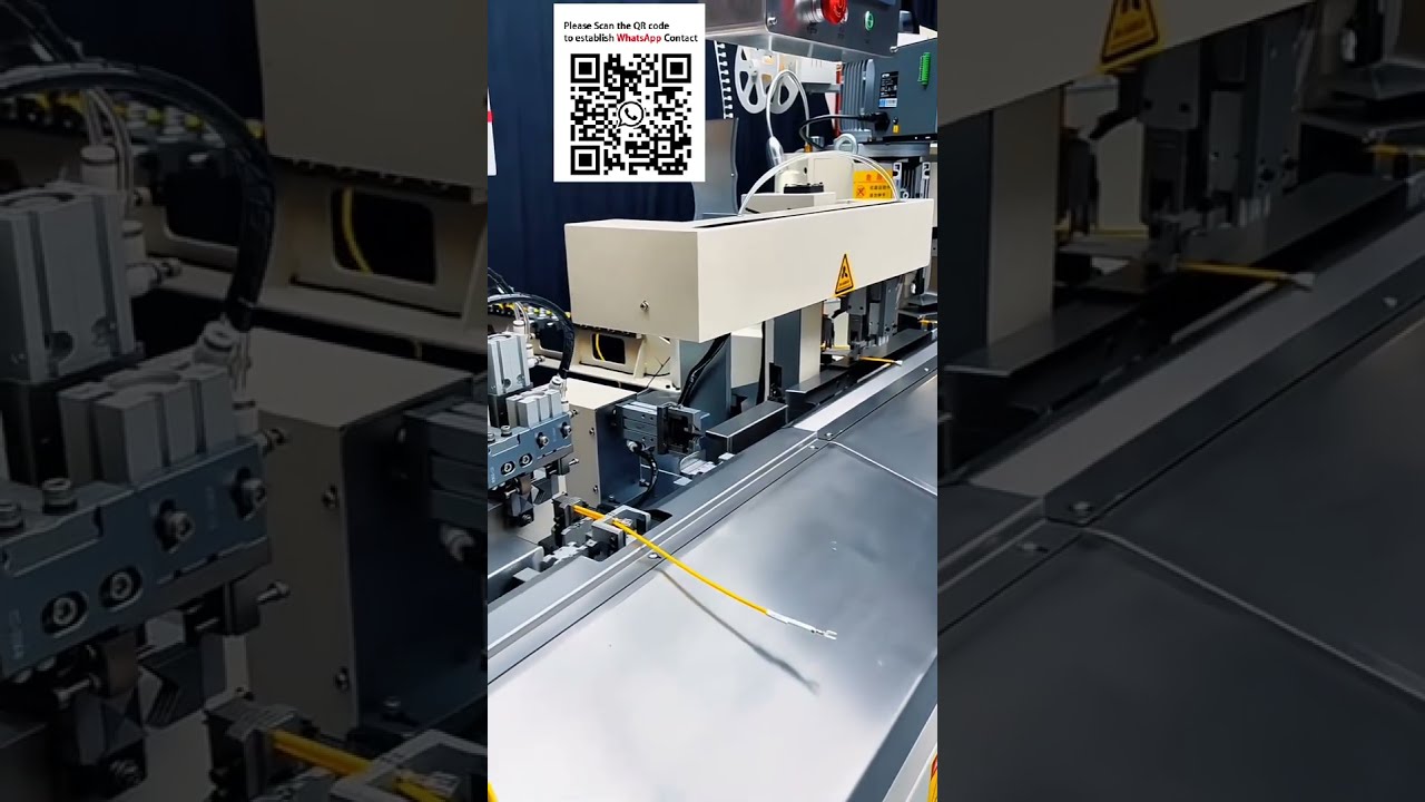 Macchina crimpatrice automatica: stampa e inserimento tubetti numerici, crimpatura terminali #ProduzioneIntelligente