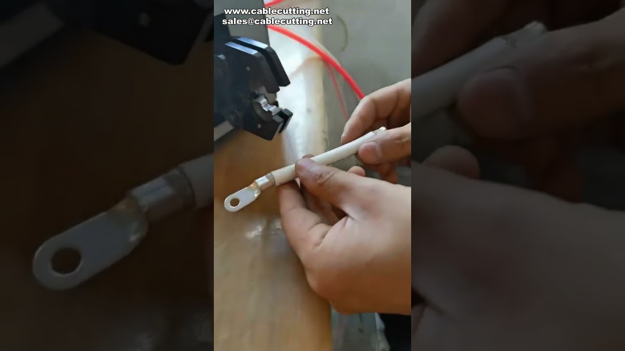 Crimpatrice Pneumatica Professionale per Capicorda in Rame e Aperti