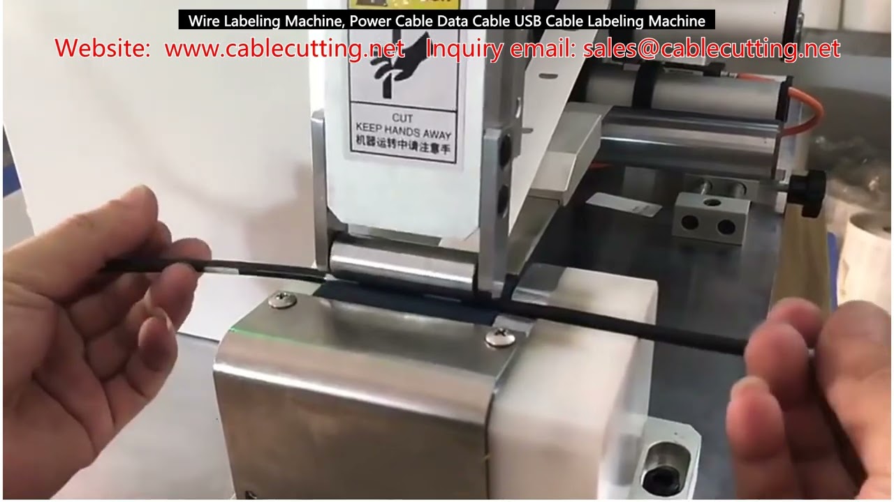 Macchina Etichettatrice Automatica per Cavi - Etichettatura di Cavi Elettrici, Dati e USB