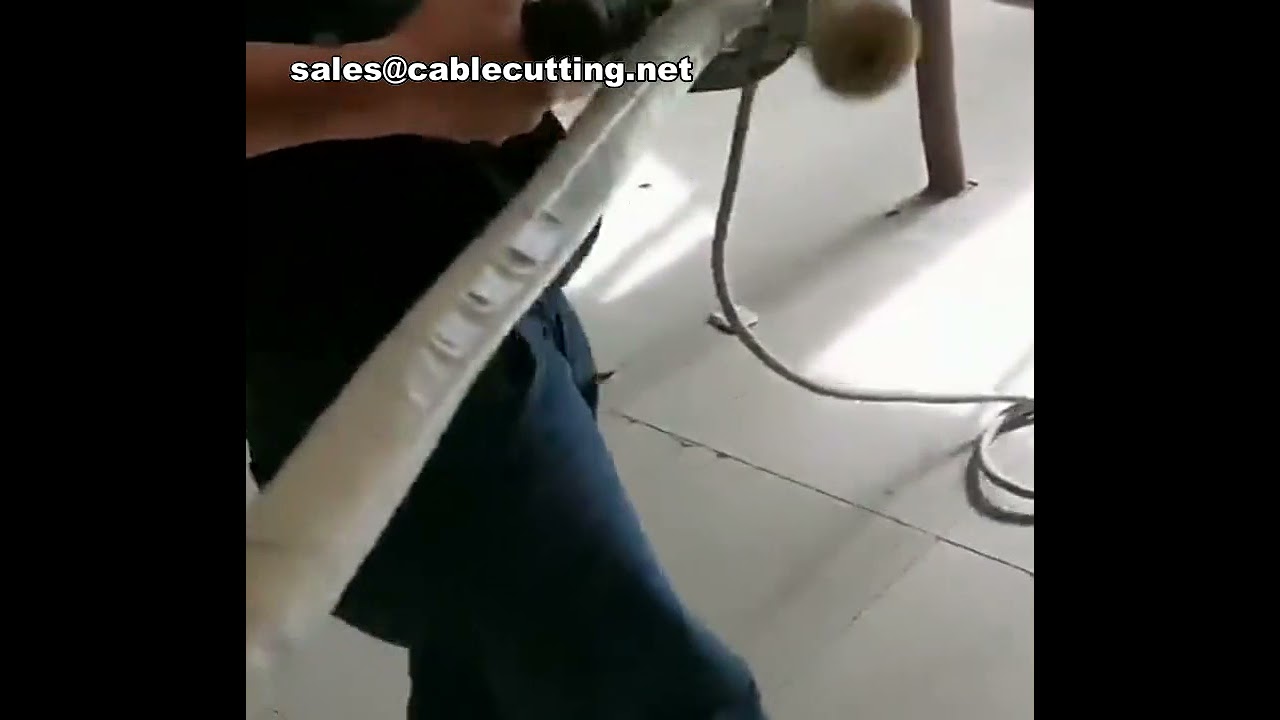 Macchina automatica per avvolgere tubi rame con fascette - per condizionamento d'aria
