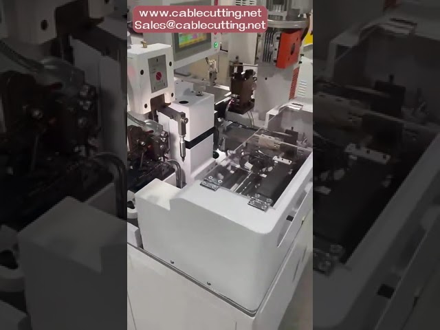 Macchina spellafili e crimpatrice automatica: lavora 5 fili contemporaneamente